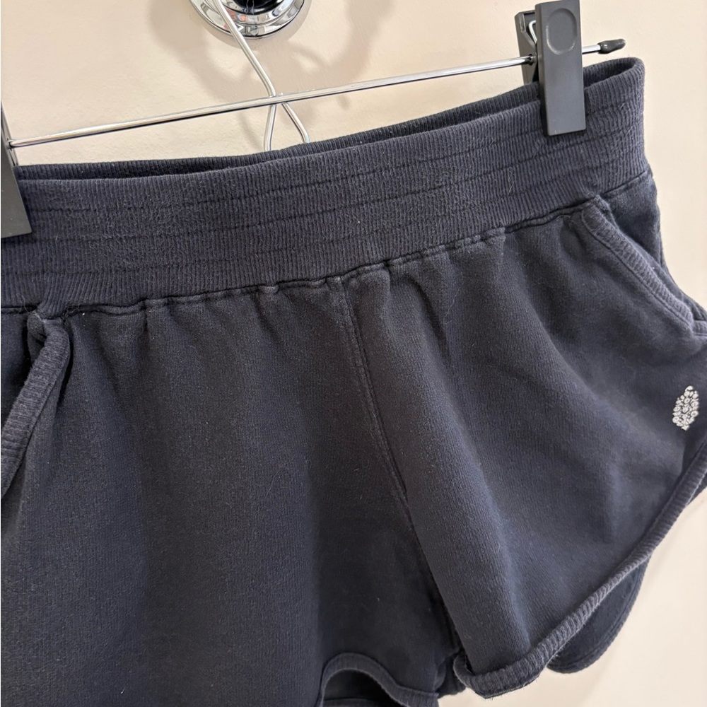 Free People Movement Get Set Shorts Black Cotton Size Small Athleisure Lounge - Picture 9 of 9